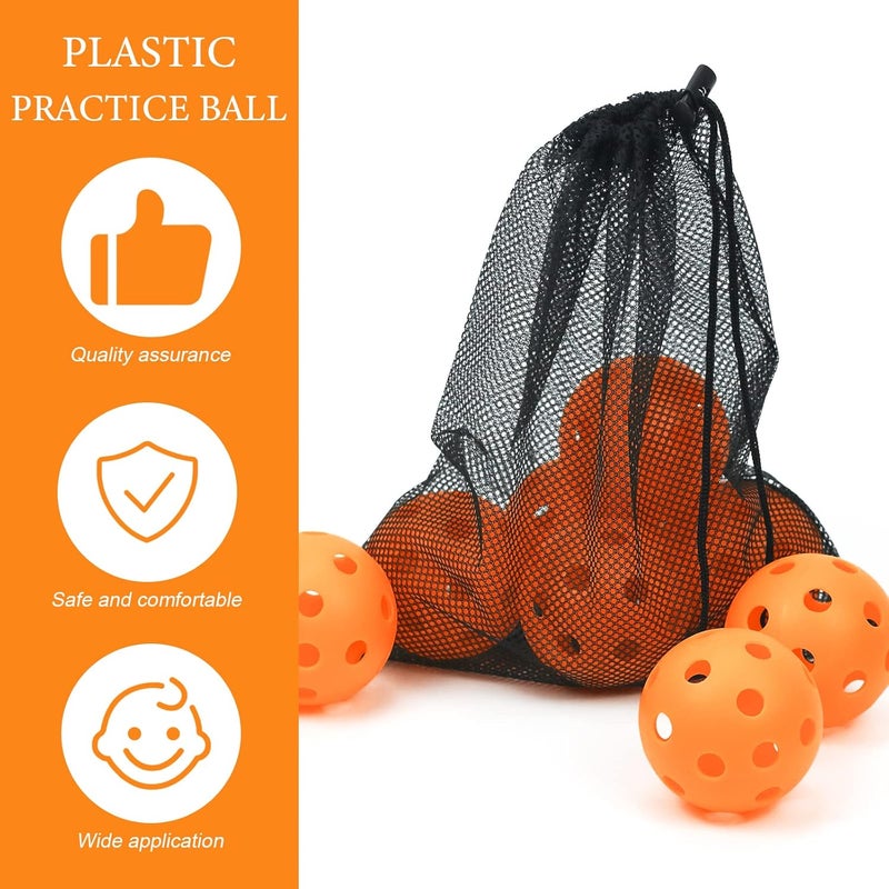 Bac-kitchen 16 Pack Plastic Baseballs - Hollow Softballs for Lightweight Batting Practice - Indoor/Outdoor Training Balls - Image 3